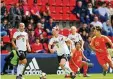  ?? FOTO: MIRKO KAPPES ?? Die DFB-Frauen bei ihrem WM-Spiel gegen China.