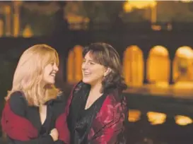  ?? Provided by Jimmy and Dena Katz ?? Composer Maria Schneider and soprano Dawn Upshaw teamed up for “Winter Morning Walks” in 2013.