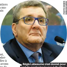  ??  ?? Régis Labeaume s’est donné pour pari de garder les jeunes à Québec.