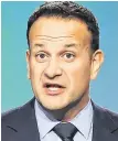  ??  ?? Taoiseach Leo Varadkar