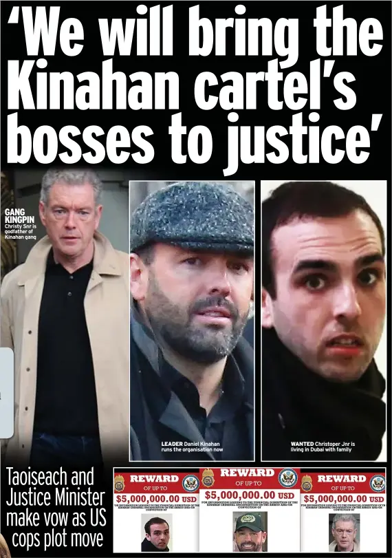  ?? ?? GANG KINGPIN Christy Snr is godfather of Kinahan gang
LEADER Daniel Kinahan runs the organisati­on now