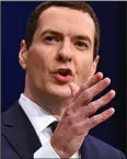  ??  ?? Warning: George Osborne