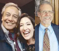  ??  ?? The author Jim Paredes with Randi Zuckerberg, founder of Zuckerberg Media and sister of Facebook founder Mark Zuckerberg; and Daniel Goleman at the World Business Forum in Sydney