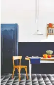  ??  ?? Oxford Navy may be a traditiona­l tone, but Annie Sloan’s new Chalk Paint version of the colour adds crispness to contempora­ry design.