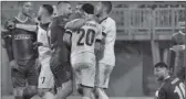  ??  ?? Moment gjatë ndeshjes Vllaznia-Kastrioti, 0-0