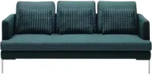  ??  ?? 5 Istra - BoConcept Design, shape, colour and material give Istra its sleek style. Shown in the mixed green Klint fabric, this Danish-designed sofa has double back cushions for optimized comfort, while its scale makes it ideal for small space living....