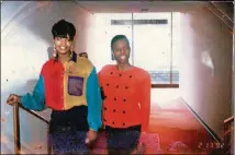  ?? CONTRIBUTE­D ?? Dorsey (left) was in high school when she found the courage to change her life.