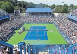  ??  ?? Panorámica de la pista central del Citi Open de Washington.