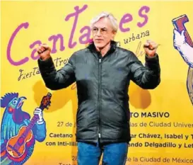  ?? MILENIO ?? Caetano Veloso se hace acompañar de sus hijos.