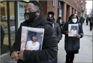  ?? CRAIG RUTTLE — THE ASSOCIATED PRESS ?? Niall Gulstone of Atlanta, waits on line to attend a public viewing Feb. 16at the Abyssinian Baptist Church for Cicely Tyson in the Harlem neighborho­od of New York.