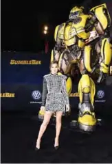  ??  ?? Hailee Steinfeld attends Premiere Of Paramount Pictures’ “Bumblebee”. — AFP photos