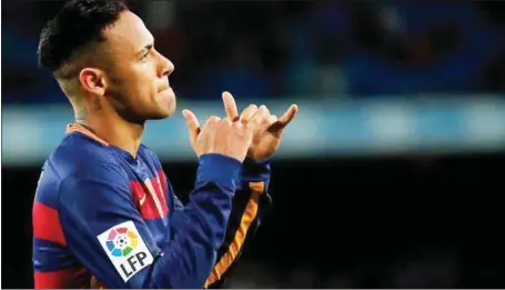  ??  ?? Neymar… Not available for transfer