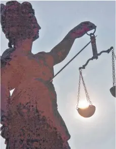  ?? FOTO: DPA ?? Justitia.