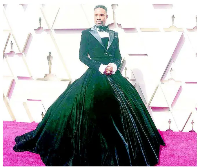  ?? CONTRIBUTE­D ?? Billy Porter attends the 91st Annual Academy Awards in Hollywood on February 24.