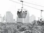  ?? Staff file photo ?? San Antonio Zoo CEO Tim Morrow says he hears stories about the sky rides all the time.