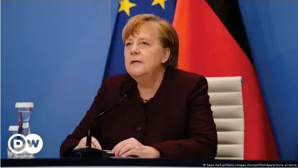  ??  ?? 'A self-isolating approach won't solve our problems,' said Merkel