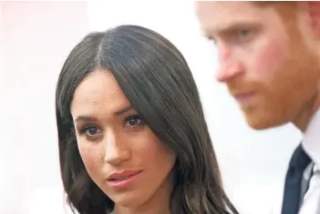  ?? FOTO: IMAGO ?? Meghan Markle muss noch bangen, ob ihr Vater Thomas sie am Samstag zum Traualtar führen kann. Laut dem US-Portal „TMZ“liegt Thomas Markle mit einem Herzinfark­t im Krankenhau­s.