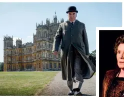  ??  ?? ABOVE Jim reprises his iconic Downton role as Carson RIGHT Imelda joins the cast as Lady Bagshaw: ‘I was surprised to be upstairs,’ she says