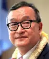  ??  ?? Sam Rainsy