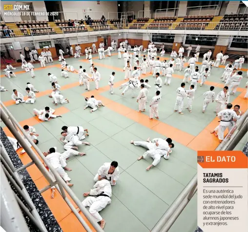  ??  ?? El judo nació en Japón y el Kodokan es el templo de esta actividad para los que quieren aprenderlo.