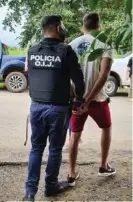  ?? OIJ ?? El sospechoso fue detenido en su casa en Cóbano.