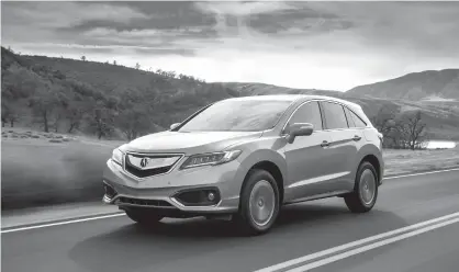  ?? Photos courtesy of Acura ?? Selling from around $22,000 to $36,000, the Acura RDX is a good buy that shows off Acura’s luxury class.