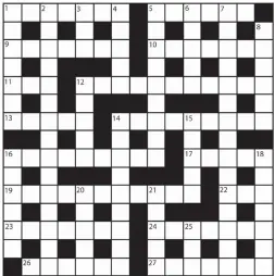  ?? PRIZES of £20 will be awarded to the senders of the first three correct solutions checked. Solutions to: Daily Mail Prize Crossword No. 15,679, PO BOX 3451, Norwich, NR7 7NR. Entries may be submitted by second-class post. Envelopes must be postmarked no l ??