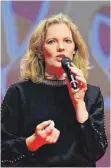  ?? FOTO: KLIEBHAN ?? Hat vor zwei Jahren die Intendanz der Biberacher Filmfestsp­iele von Adrian Kutter übernommen: Helga Reichert.