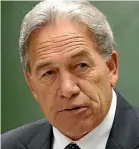  ??  ?? Winston Peters