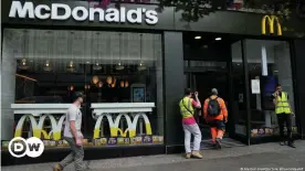  ??  ?? McDonald's says it has pulled milkshakes from the menu in all 1,250 of its British restaurant­s