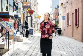  ?? ©Marc-Éric Baillargeo­n, Les Festifs ?? Sandra Turgeon, directrice générale du Quartier Petit Champlain.