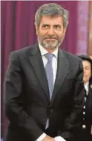  ??  ?? Carlos Lesmes, presidente­JAIME.G del Tribunal Supremo