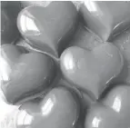  ?? PROVIDED BY TROYER'S SWEET SHOPPE PHOTO ?? Heart-shaped chocolate treats are a big hit for Valentine's Day gifts.