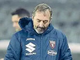  ?? (Ansa) ?? Amarezza Marco Giampaolo, 53 anni, per ora non rischia la panchina