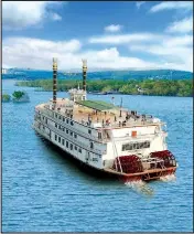  ?? Courtesy Photo ?? The Showboat Branson Belle cruises Tablerock Lake with a brand new variety show in 2018.