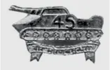  ?? ?? Unit badge of 45 Cavalry