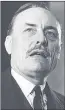  ??  ?? Former shadow defence secretary Enoch Powell in 1968