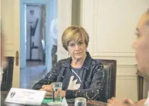  ?? / AGENCIAUNO ?? La alcaldesa de Providenci­a, Evelyn Matthei, está en reflexión, y ya asoman nombres para sucederla.