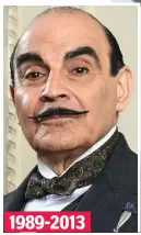  ??  ?? Suchet: Best-known Poirot