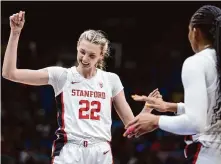  ?? Ian Maule/Associated Press ?? Stanford senior Cameron Brink moved up to the All-America first team this season after being a second- teamer last season and a third-teamer in 2022.