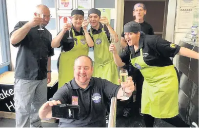  ??  ?? Penaluna’s Famous Fish and Chips has been shortliste­d as one of the country’s best in the Fish & Chip Shop of the Year award