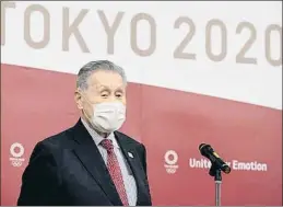  ?? POOL / REUTERS ?? Yoshiro Mori, presidente del comité de los Juegos de Tokio