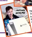  ?? ?? …and Lewis got his PS5