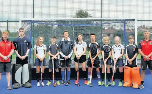  ?? Tony Carter ?? ●● Kings School hockey players selected for the North of England regionals at various age groups