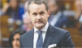  ?? ADRIAN WYLD FILES ?? Natural Resources Minister Seamus O'regan says climate targets are “very attainable.”