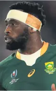  ??  ?? Blazing trail: Siya Kolisi is the Boks’ first ever black captain