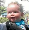  ?? PHOTO: SUPPLIED ?? Christchur­ch baby Ihaka Stokes died in 2015.