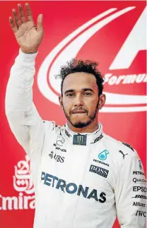  ?? Picture: GETTY IMAGES ?? FULL THROTTLE AHEAD: Lewis Hamilton is a certainty to clinch the world championsh­ip at the Mexico City Grand Prix this weekend and it will be near impossible for Sebastien Vettel to hold back the Mercedes team party