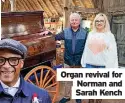  ?? ?? Organ revival for Norman and Sarah Kench