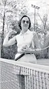  ??  ?? Top player: Gladys Heldman only took up tennis after the birth of her second child